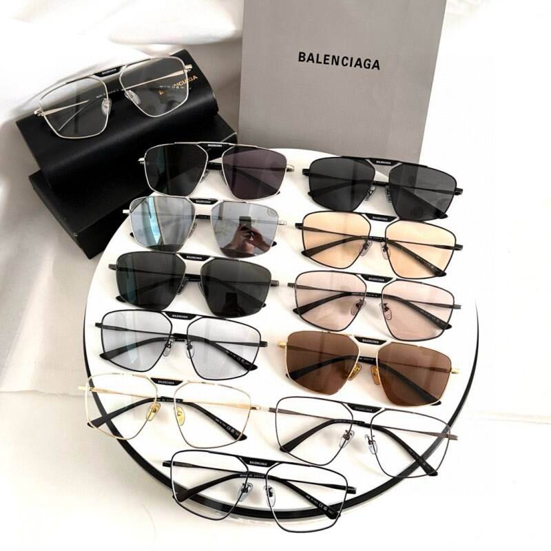 Geometric Metal Sunglasses