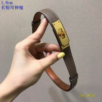 Adjustable Leather Belt 18MM