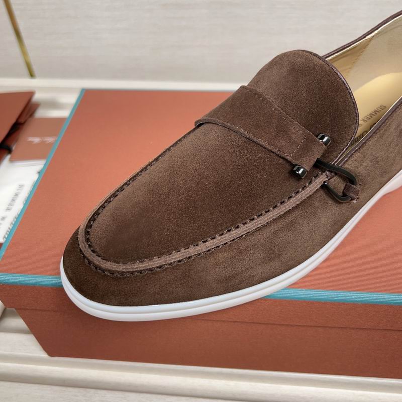Classic Brown Suede Loafers