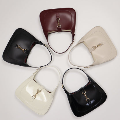 Small Shoulder Bag White Leather