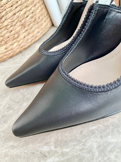 Embroidered Jacquard Sandals